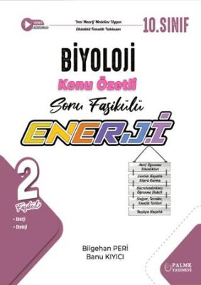10. Sınıf Enerji Biyoloji Konu Özetli Soru Fasikülleri 2 Fasikül - 1