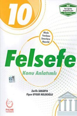 Palme 10. Sınıf Felsefe Konu Anlatımlı kapağı