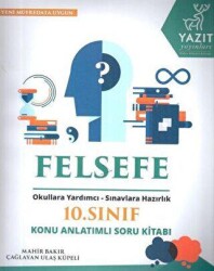 Yazıt Yayıncılık Yazıt 10. Sınıf Felsefe Konu Anlatımlı Soru Kitabı - Yazıt Yayıncılık