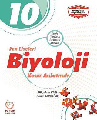 Palme 10. Sınıf Fen Liseleri Biyoloji Konu Anlatımlı kapağı