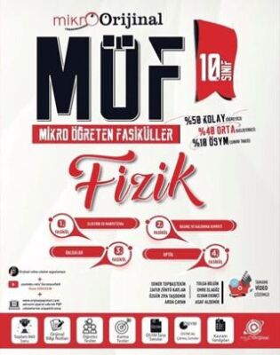 Orijinal Yayınları 10. Sınıf Fizik MÖF Mikro Öğreten Fasiküller - 1