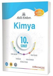 Kronometre Yayınları 2019 10. Sınıf Kimya Akıllı Kitabım - Kronometre Yayınları 