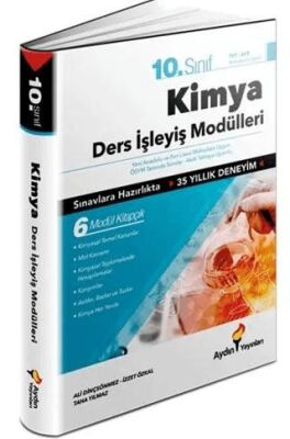 Aydın Yayınları 10. Sınıf Kimya Ders İşleyiş Modülleri - 6 Modül Kitapçık - 2