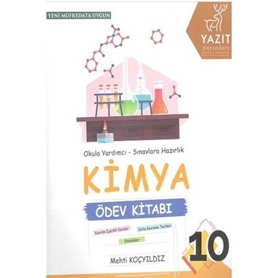 Yazıt Yayıncılık Yazıt 10. Sınıf Kimya Ödev Kitabı - Yazıt Yayıncılık