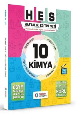 Ordinat Yayınları - Bayilik 10. Sınıf Kimya Set Hes Serisi Ordinat Yayınları - 1