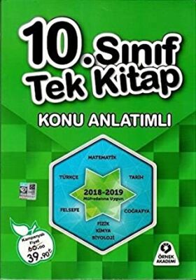 Örnek Akademi 10. Sınıf Tek Kitap Konu Anlatımlı - 1