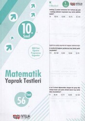 Nitelik Yayınları - Bayilik 10. Sınıf Matematik 56 Yaprak Test - Nitelik Yayınları - Bayilik