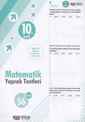 Nitelik Yayınları - Bayilik 10. Sınıf Matematik 56 Yaprak Test - 1