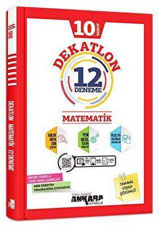 Ankara Yayıncılık 10. Sınıf Matematik Dekatlon 12 Deneme