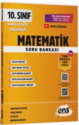 10. Sınıf Matematik Etkinlikli Soru Bankası - 1