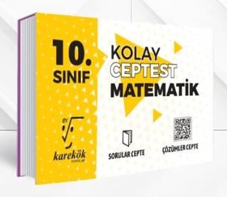 10. Sınıf Matematik Kolay Cep Test - 1