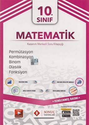 Sonuç Yayınları 10. Sınıf Matematik - Permütasyon Kombinasyon Binom Olasılık Fonksiyon - 1