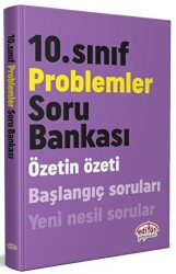 Editör Yayınevi 10. Sınıf Problemler Soru Bankası - Editör Yayınevi