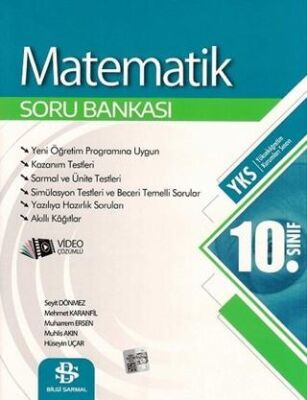 Bilgi Sarmal Yayınları 10. Sınıf Sarmal Soru Bankası Matematik - 1