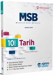 Eğitim Vadisi Yayınları 10. Sınıf Tarih Güncel MSB Modüler Soru Bankası - Eğitim Vadisi Yayınları