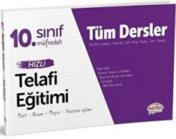 Editör Yayınevi 10. Sınıf Tüm Dersler Hızlı Telafi Eğitimi - Editör Yayınevi