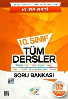 Fdd Yayınları 10. Sınıf Tüm Dersler Soru Bankası Kurs Seti - 1
