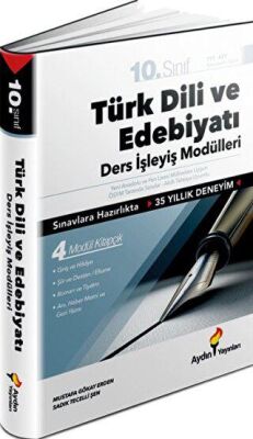 Aydın Yayınları 10. Sınıf Türk Dili ve Edebiyatı Ders İşleyiş Modülleri - 1
