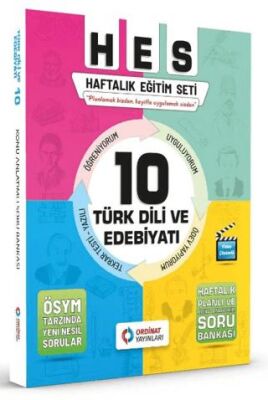 Ordinat Yayınları - Bayilik 10. Sınıf Türk Dili Ve Edebiyatı Set Hes Serisi Ordinat Yayınları - 1