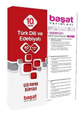 Başat Yayınları 10. Sınıf Türk Dili ve Edebiyatı Yaprak Test