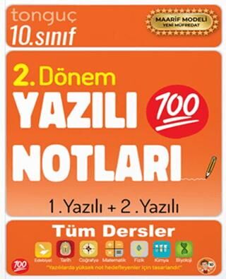 10. Sınıf Yazılı Notları 2. Dönem 1 ve 2. Yazılı - 1
