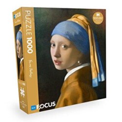 1000 Parça Puzzle - Girl With a Pearl Earring İnci Küpeli Kız - Blue Focus Yayınları