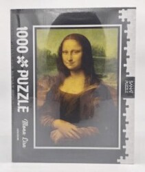 1000 Parça Puzzle Mona Lisa - BKM Kitap