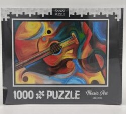 1000 Parça Puzzle Music Art - BKM Kitap