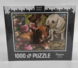 1000 Parça Puzzle Puppies - 1