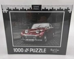 1000 Parça Puzzle Red Car - BKM Kitap