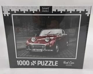 1000 Parça Puzzle Red Car - 1