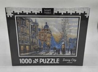 1000 Parça Puzzle Snowy City - 1