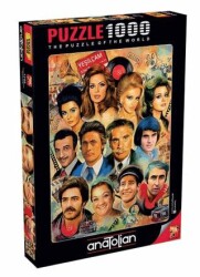 1000 Parça Puzzle: Yeşilçam Yıldızları - Anatolian
