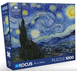 1000 Parça - Starry Night Yıldızlı Gece - 1