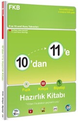 10`dan 11`e Fizik Kimya Biyoloji Hazırlık Kitabı - Tonguç Akademi