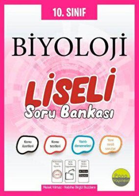 Pano Yayınevi 10. Sınıf Biyoloji Soru Bankası - 1