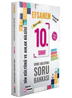 10. Sınıf Din Kültürü ve Ahlak Bilgisi Efsane Konu Anlatımlı Soru Bankası kapağı
