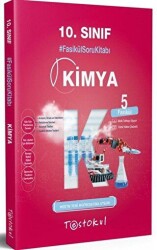 Test Okul Yayınları 10. Sınıf Kimya 5 Fasikül Soru Bankası - Test Okul Yayınları