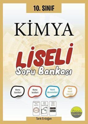 Pano Yayınevi 10. Sınıf Kimya Soru Bankası - 1