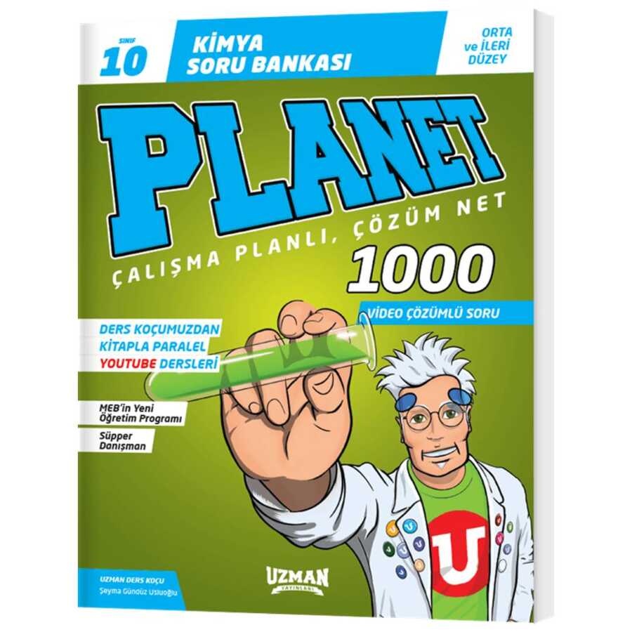 10.Sınıf Kimya Soru Bankası Planet Uzman Yayınları