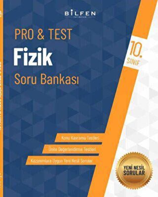 Bilfen Yayıncılık 10. Sınıf Pro Test Fizik Soru Bankası - 1