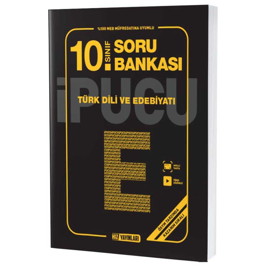 10.Sınıf Türk Dili ve Edebiyatı İpucu Soru Bankası Hız Yayınları