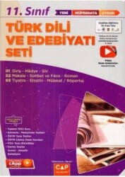 11. Sınıf Anadolu Lisesi Türk Dili ve Edebiyatı Seti - Çap Yayınları