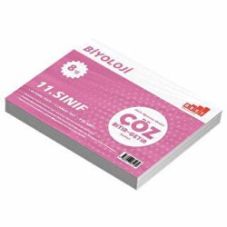 Ünlü Yayınları 11. Sınıf Biyoloji 8 li Çöz Bitir Getir Testleri - Ünlü Yayınları