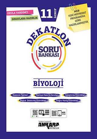 Ankara Yayıncılık 11. Sınıf Biyoloji Dekatlon Soru Bankası