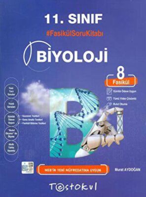 Test Okul Yayınları 11. Sınıf Biyoloji Fasikül Soru Kitabı - 1