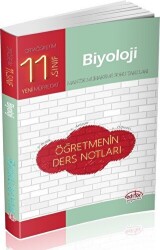 Editör Yayınevi 11. Sınıf Biyoloji Öğretmenin Ders Notları - Editör Yayınevi