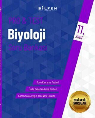 Bilfen Yayıncılık 11. Sınıf Biyoloji Protest Soru Bankası - 1