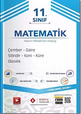 Sonuç Yayınları 11. Sınıf Çember ve Daire, Silindir, Koni, Küre, Olasılık - 1