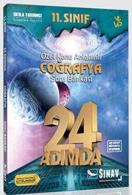 Sınav Yayınları 24 Adımda 11. Sınıf Özel Konu Anlatımlı Coğrafya Soru Bankası - 1